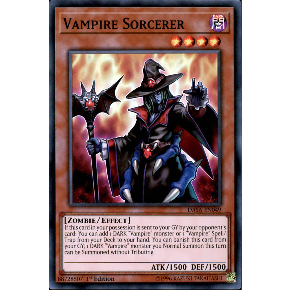 Vampire Sorcerer DASA-EN049 Yu-Gi-Oh! Card from the Dark Saviors Set