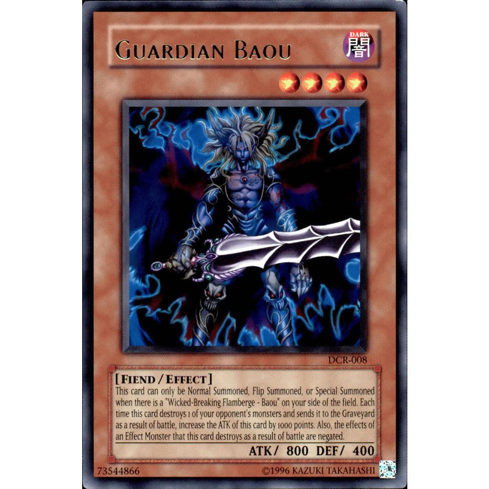 Guardian Baou DCR-008 Yu-Gi-Oh! Card from the Dark Crisis Set