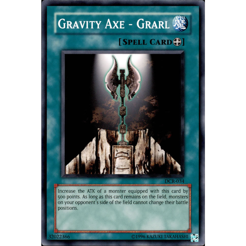 Gravity Axe - Grarl DCR-034 Yu-Gi-Oh! Card from the Dark Crisis Set