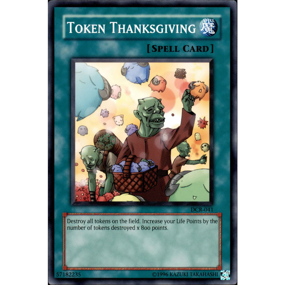 Token Thanksgiving DCR-041 Yu-Gi-Oh! Card from the Dark Crisis Set