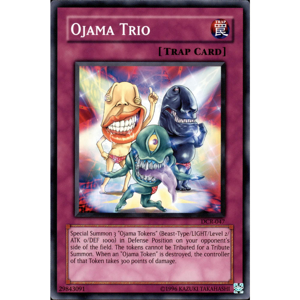 Ojama Trio DCR-047 Yu-Gi-Oh! Card from the Dark Crisis Set