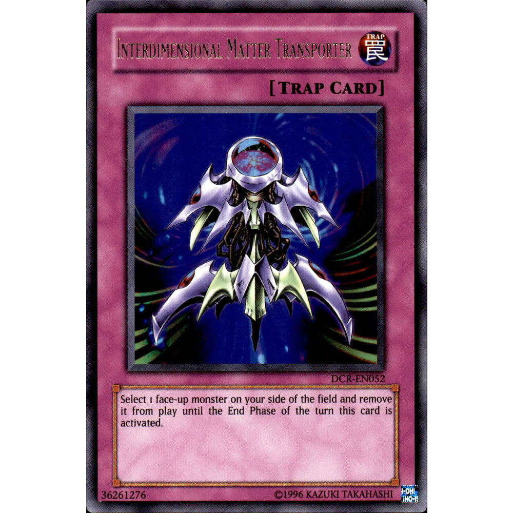 Interdimensional Matter Transporter DCR-052 Yu-Gi-Oh! Card from the Dark Crisis Set