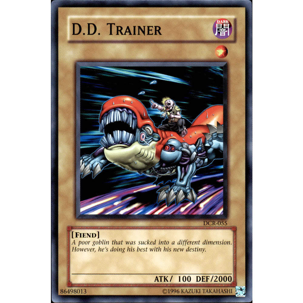 D. D. Trainer DCR-055 Yu-Gi-Oh! Card from the Dark Crisis Set