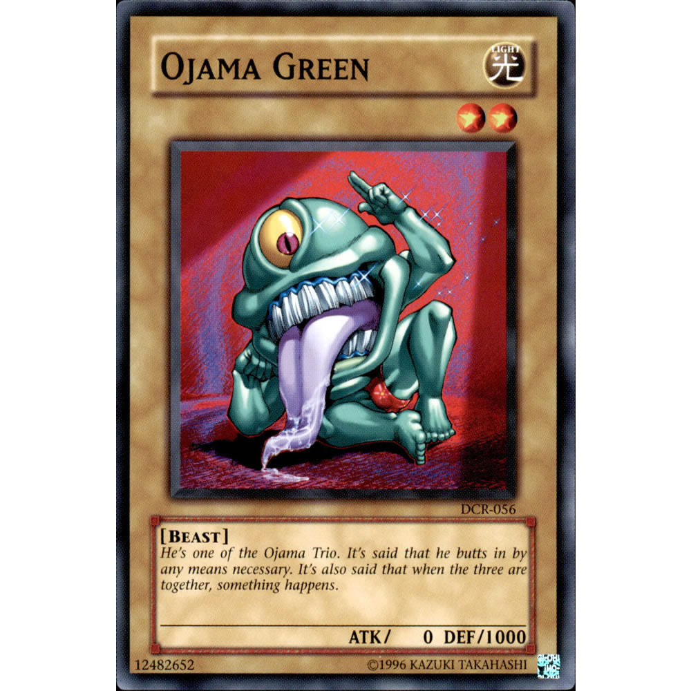 Ojama Green DCR-056 Yu-Gi-Oh! Card from the Dark Crisis Set