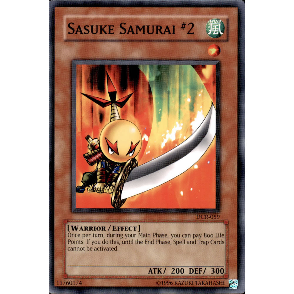 Sasuke Samurai #2 DCR-059 Yu-Gi-Oh! Card from the Dark Crisis Set