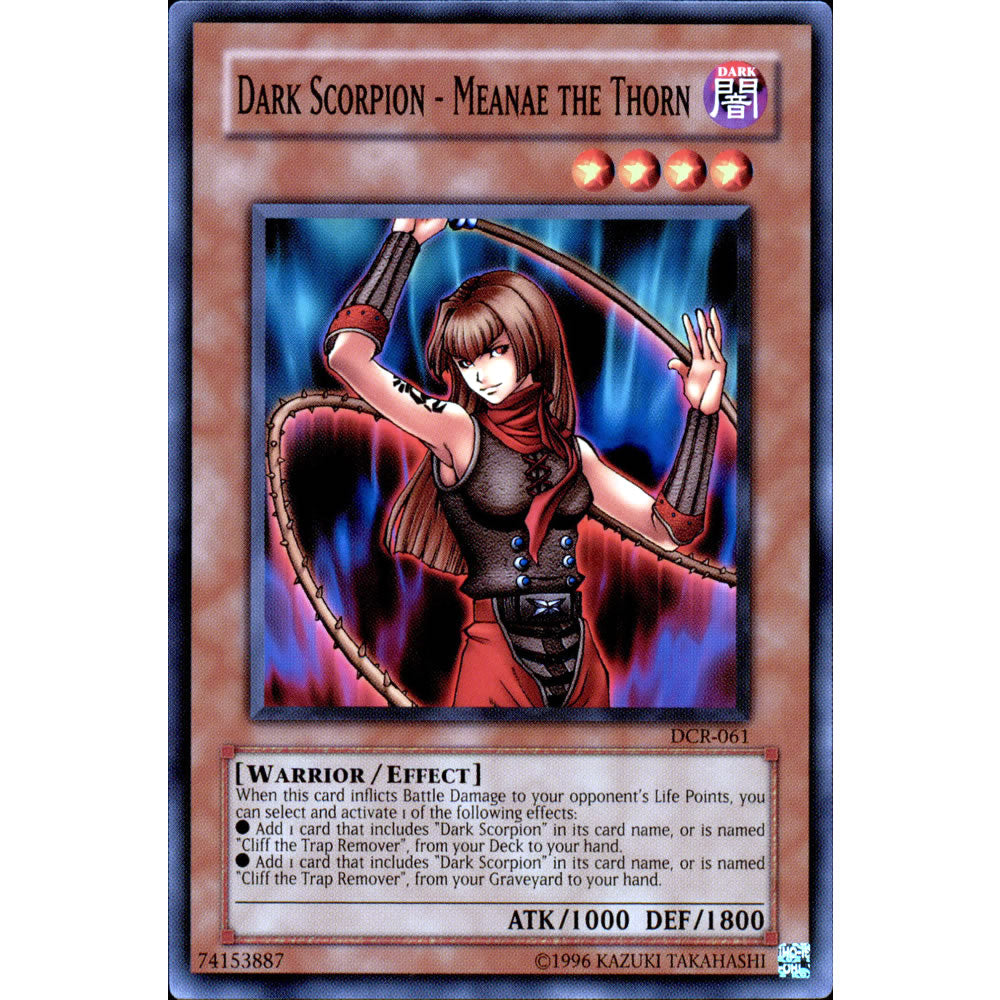 Dark Scorpion - Meanae the Thorn DCR-061 Yu-Gi-Oh! Card from the Dark Crisis Set