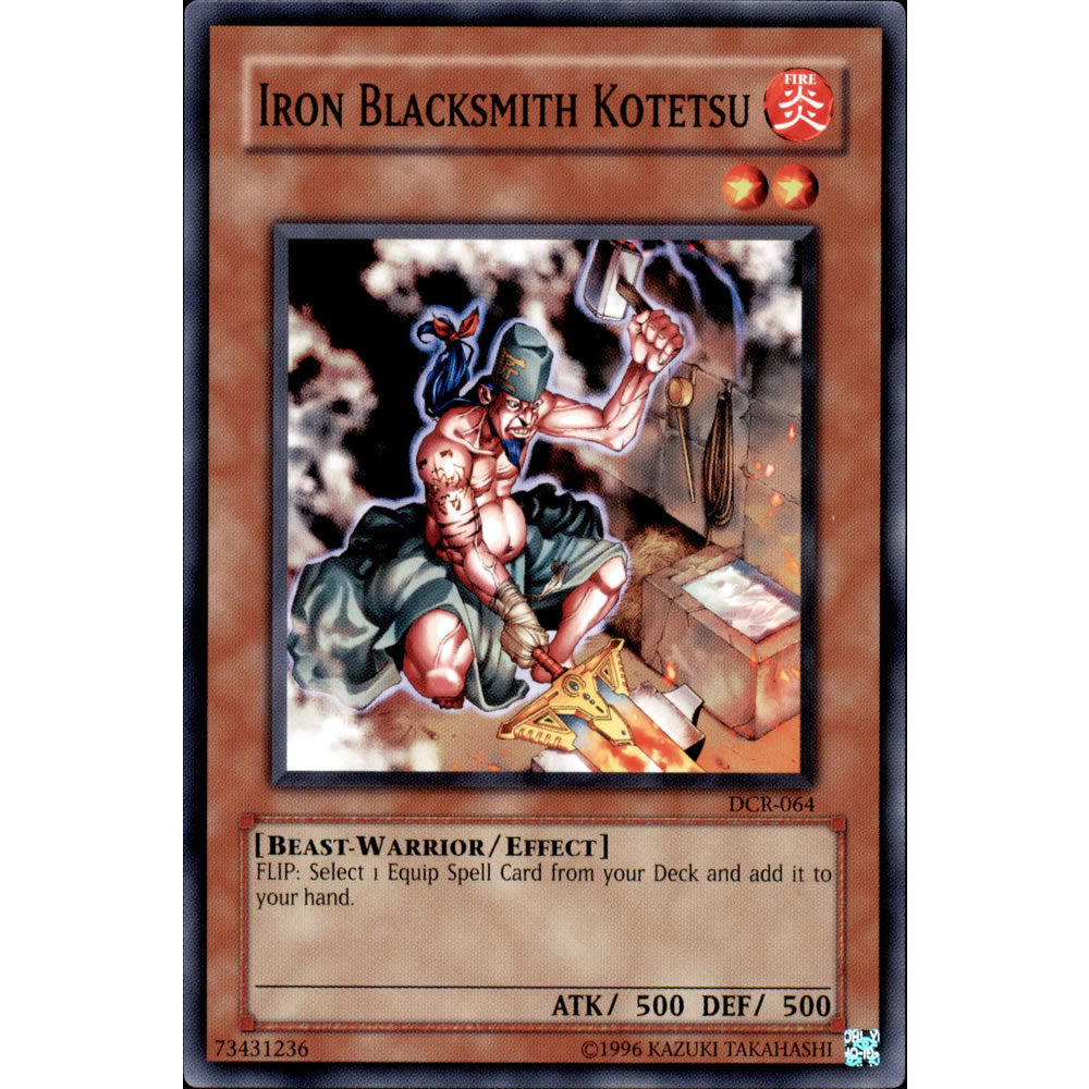 Iron Blacksmith Kotetsu DCR-064 Yu-Gi-Oh! Card from the Dark Crisis Set