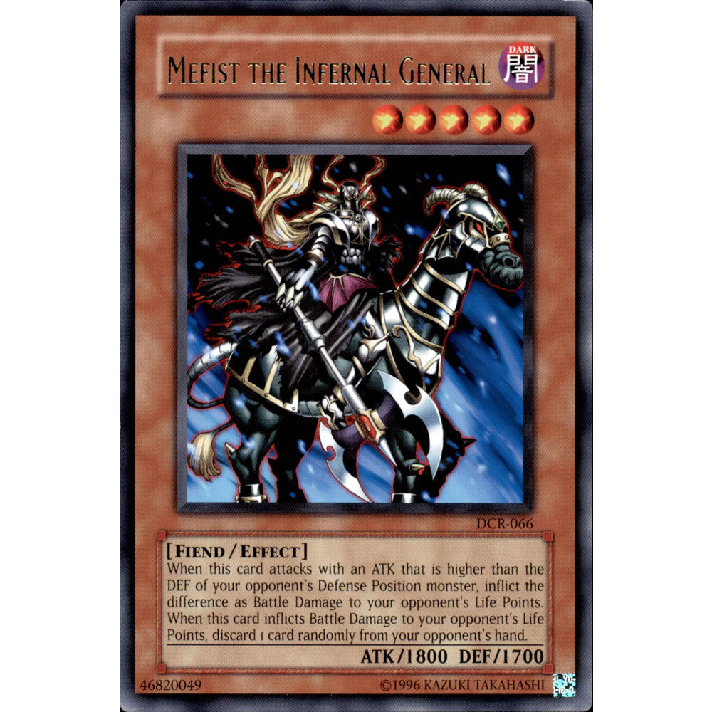 Mefist the Infernal General DCR-066 Yu-Gi-Oh! Card from the Dark Crisis Set