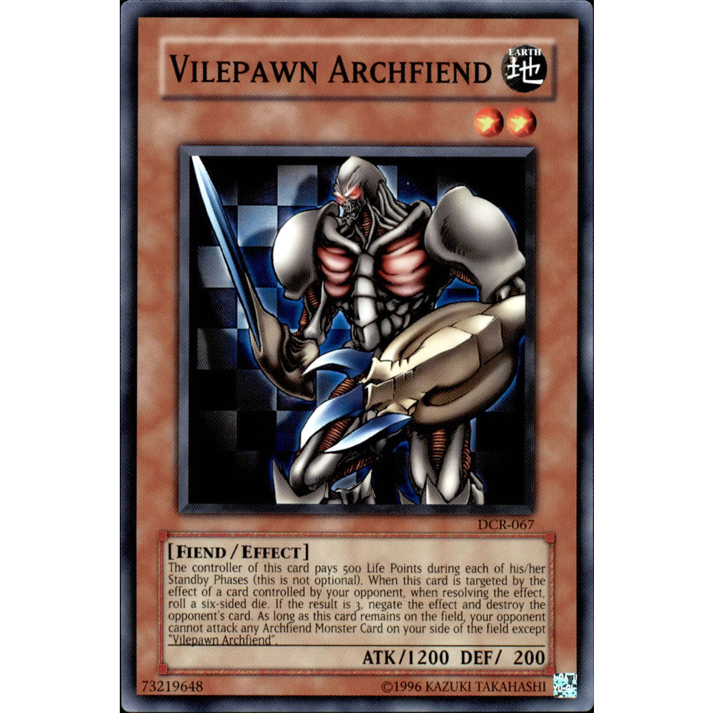 Vilepawn Archfiend DCR-067 Yu-Gi-Oh! Card from the Dark Crisis Set