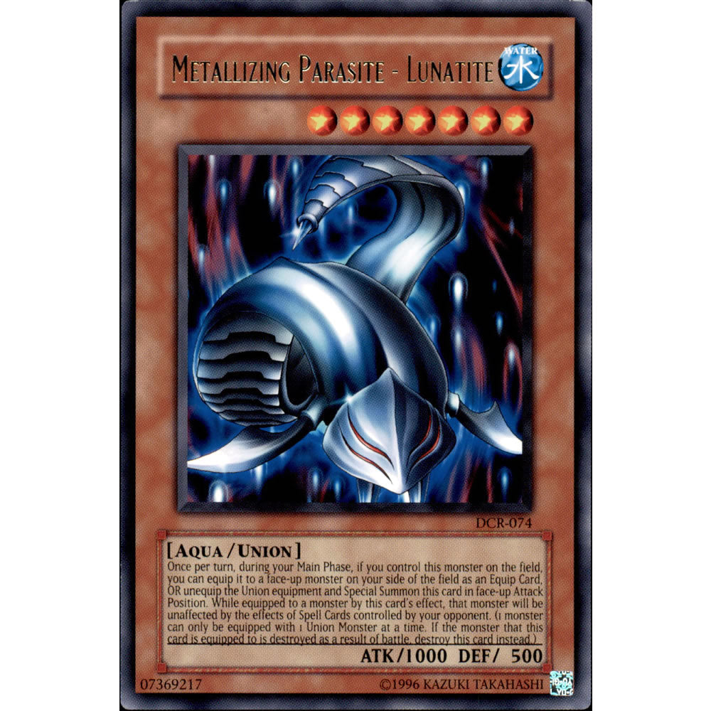 Metallizing Parasite - Lunatite DCR-074 Yu-Gi-Oh! Card from the Dark Crisis Set
