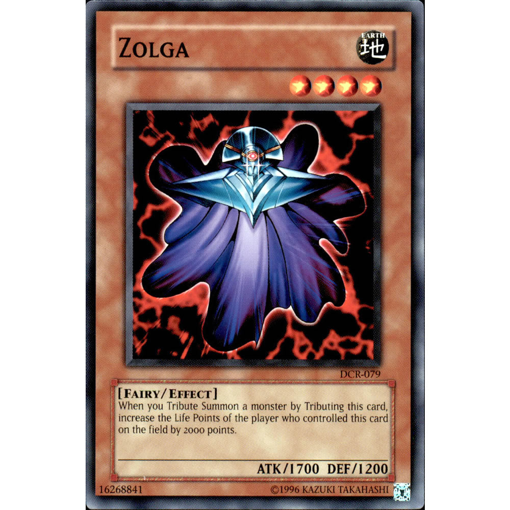 Zolga DCR-079 Yu-Gi-Oh! Card from the Dark Crisis Set