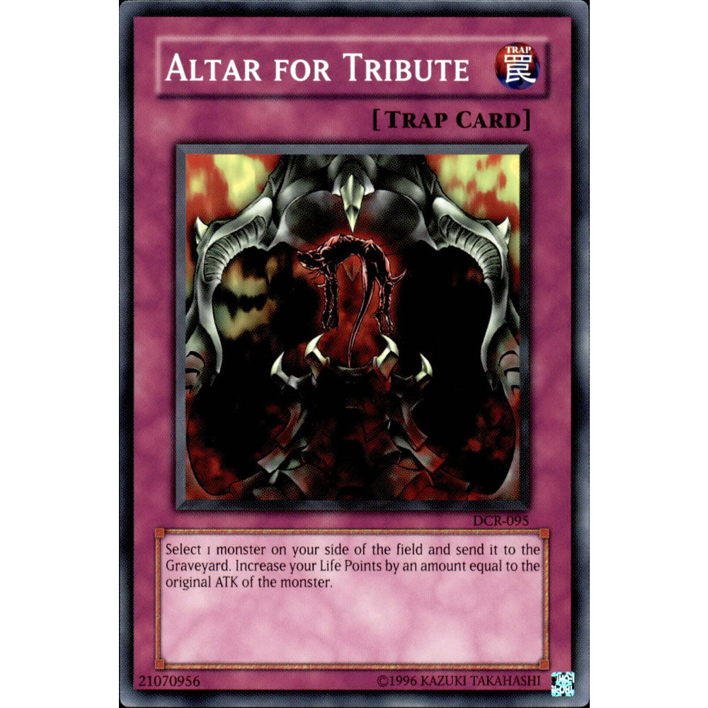 Altar for Tribute DCR-095 Yu-Gi-Oh! Card from the Dark Crisis Set