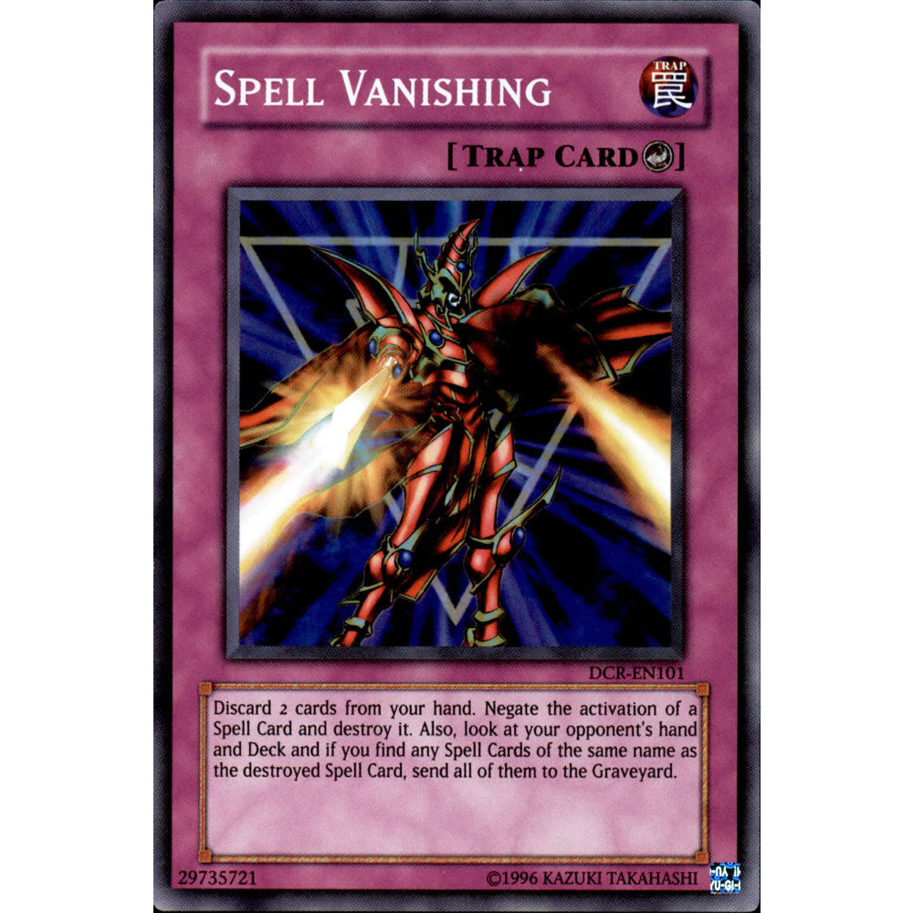 Spell Vanishing DCR-101 Yu-Gi-Oh! Card from the Dark Crisis Set