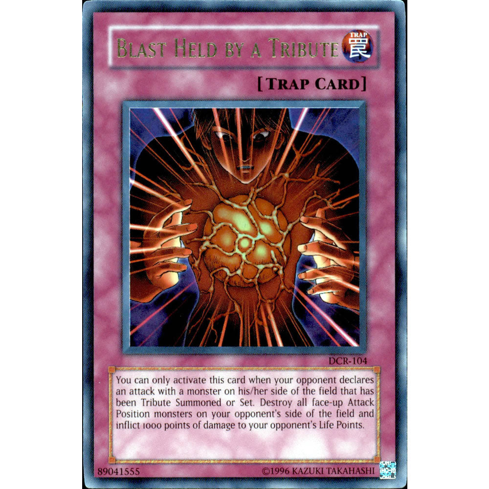 Blast Held by a Tribute DCR-104 Yu-Gi-Oh! Card from the Dark Crisis Set