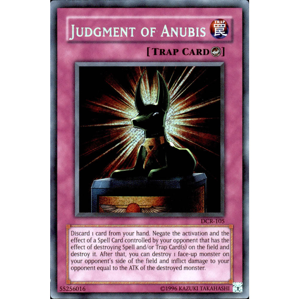Judgment of Anubis DCR-105 Yu-Gi-Oh! Card from the Dark Crisis Set