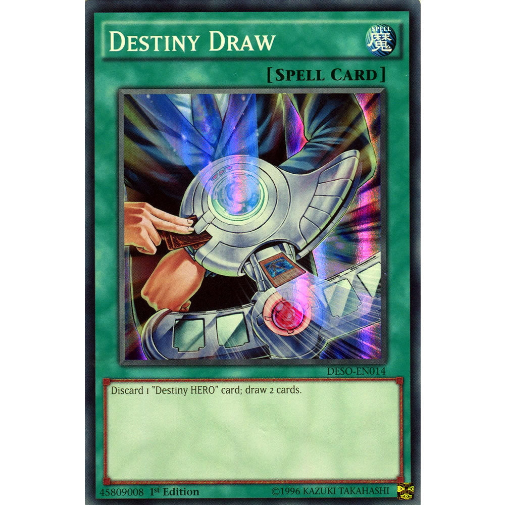 Destiny Draw DESO-EN014 Yu-Gi-Oh! Card from the Destiny Soldiers Set