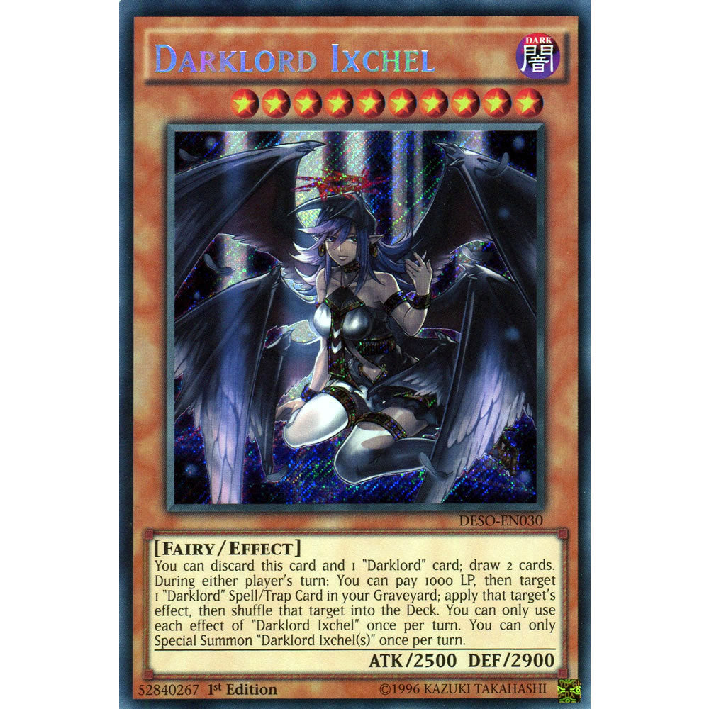 Darklord Ixchel DESO-EN030 Yu-Gi-Oh! Card from the Destiny Soldiers Set