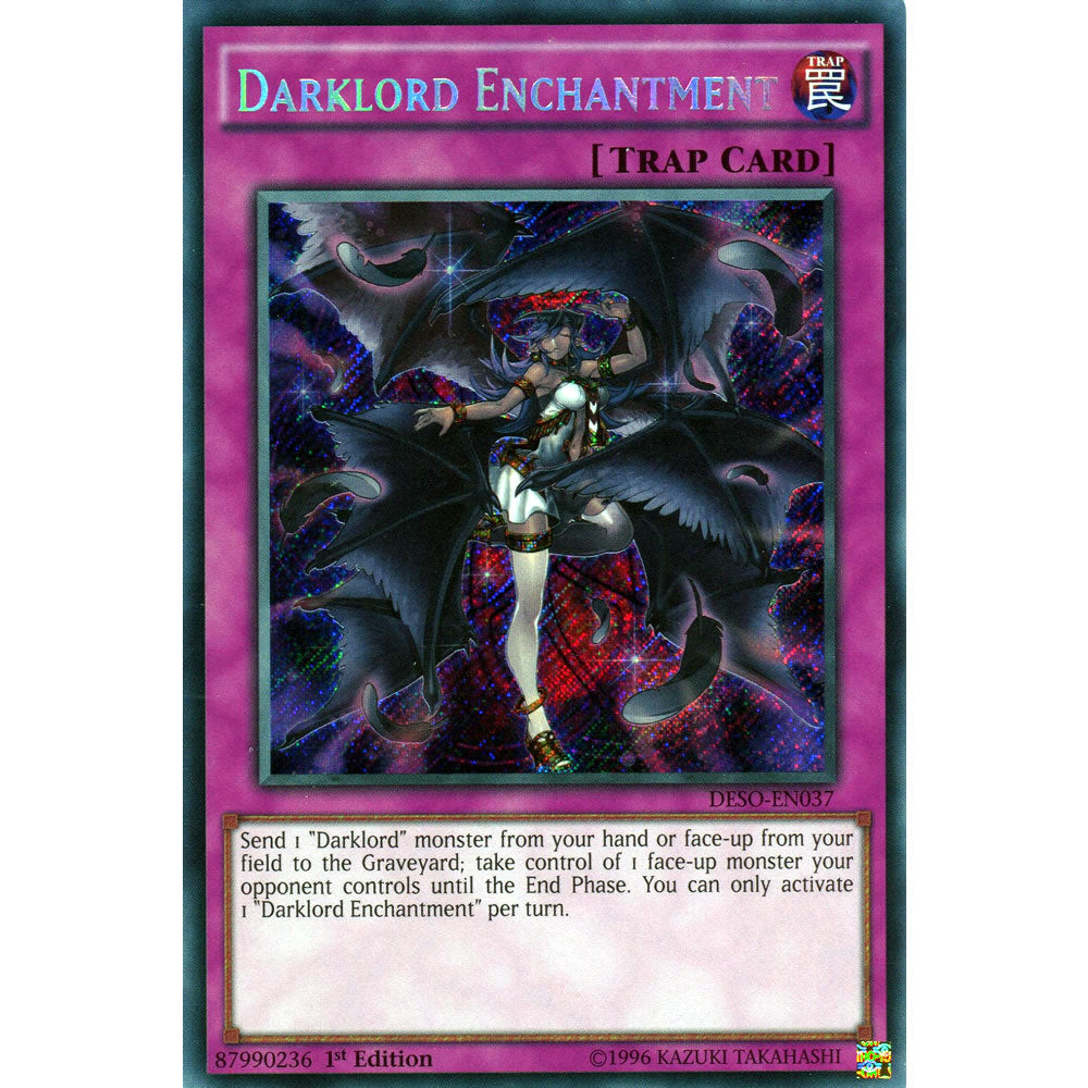 Darklord Enchantment DESO-EN037 Yu-Gi-Oh! Card from the Destiny Soldiers Set