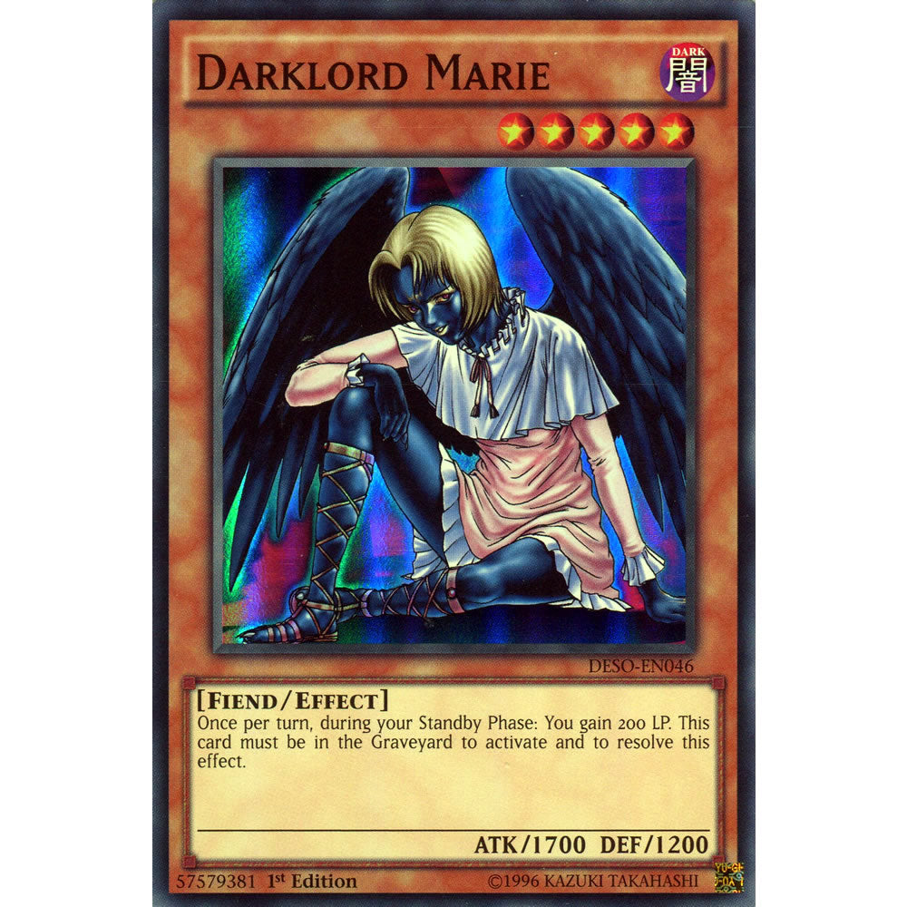 Darklord Marie DESO-EN046 Yu-Gi-Oh! Card from the Destiny Soldiers Set