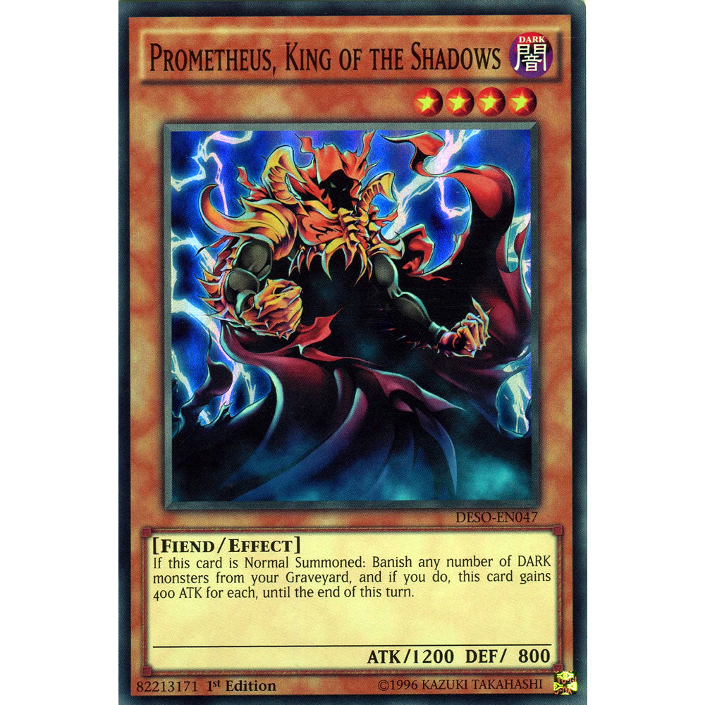 Prometheus, King of the Shadows DESO-EN047 Yu-Gi-Oh! Card from the Destiny Soldiers Set