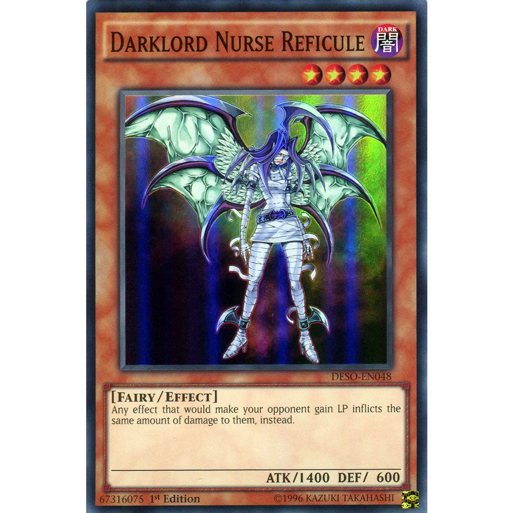 Darklord Nurse Reficule DESO-EN048 Yu-Gi-Oh! Card from the Destiny Soldiers Set