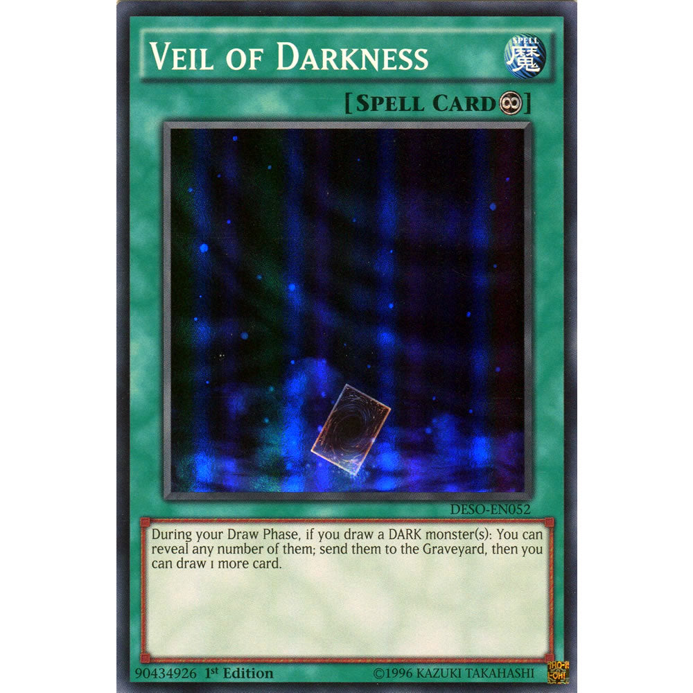 Veil of Darkness DESO-EN052 Yu-Gi-Oh! Card from the Destiny Soldiers Set