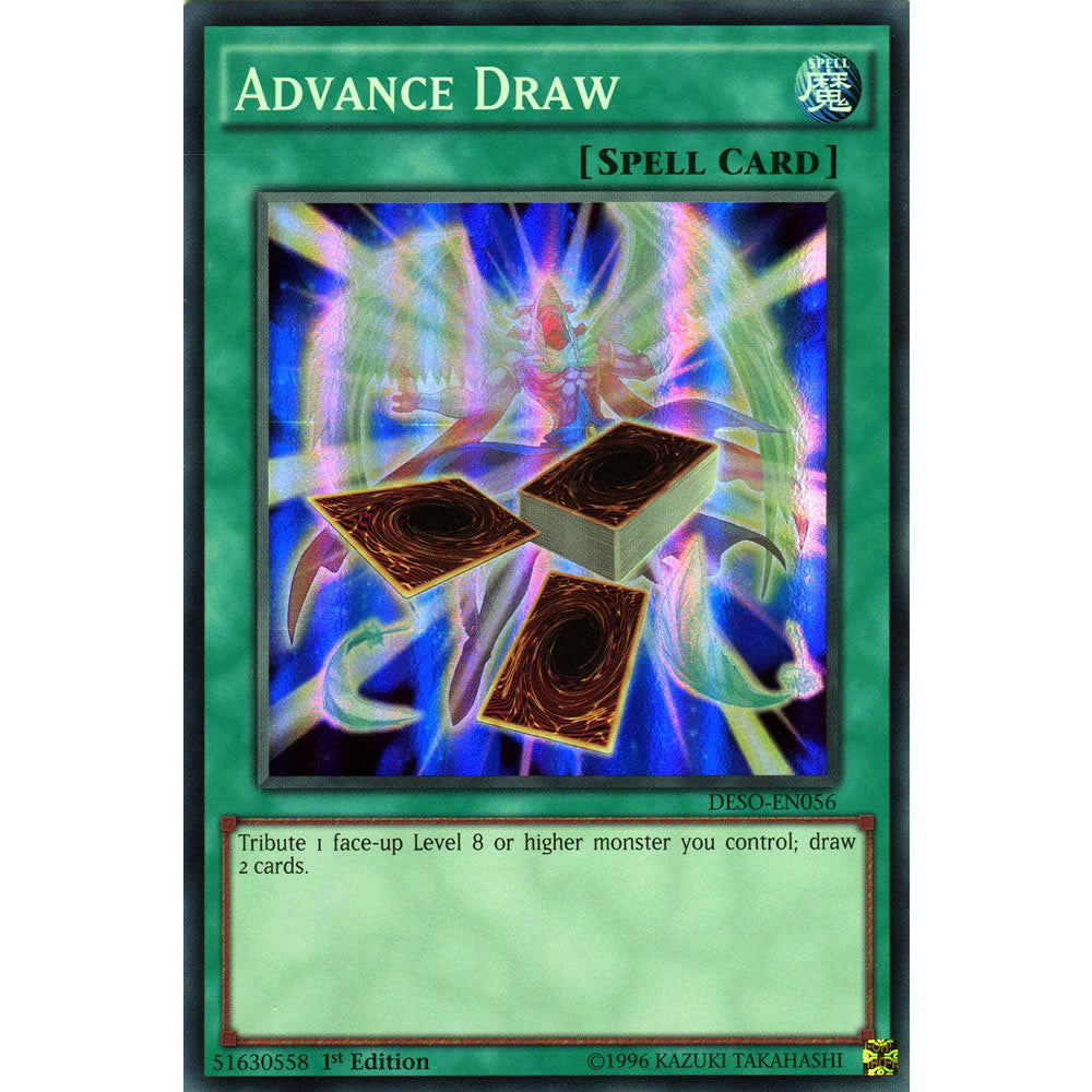 Advance Draw DESO-EN056 Yu-Gi-Oh! Card from the Destiny Soldiers Set