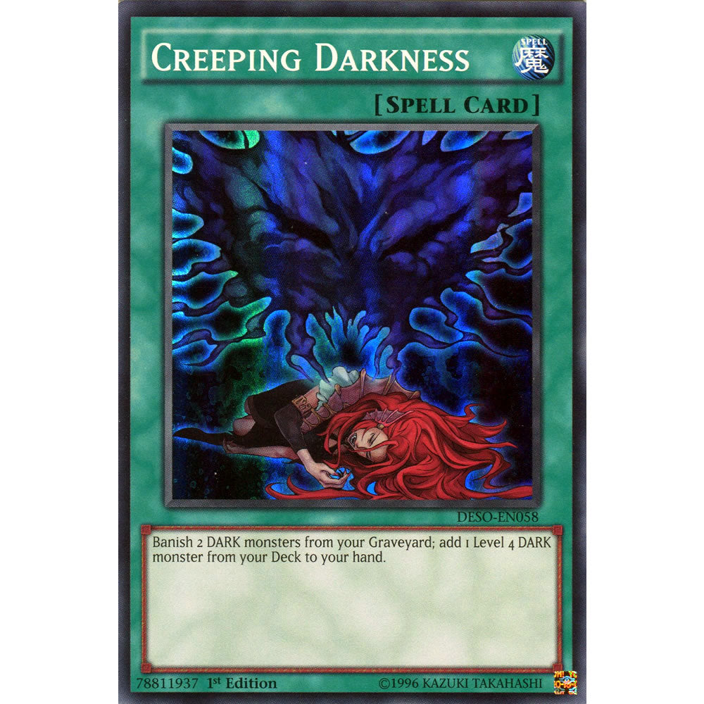 Creeping Darkness DESO-EN058 Yu-Gi-Oh! Card from the Destiny Soldiers Set
