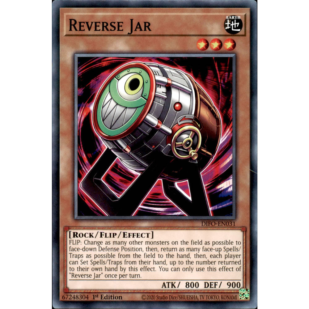 Reverse Jar DIFO-EN031 Yu-Gi-Oh! Card from the Dimension Force Set