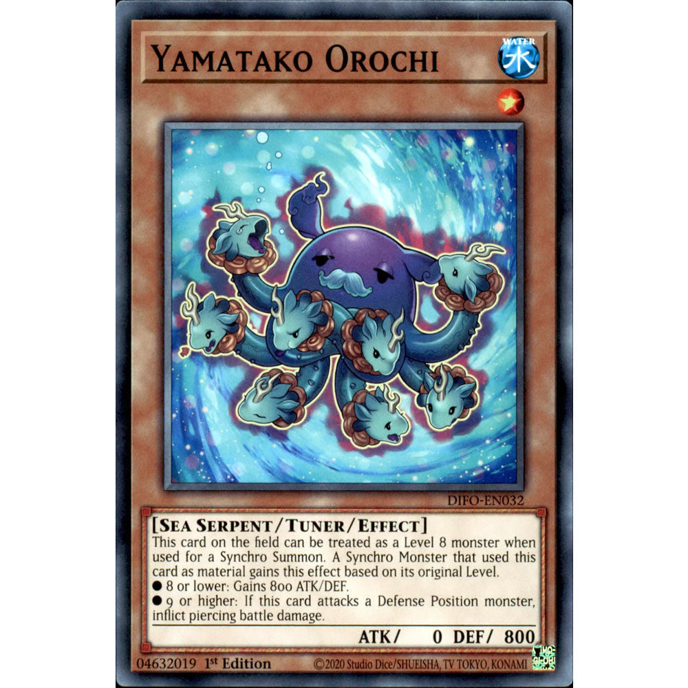 Yamatako Orochi DIFO-EN032 Yu-Gi-Oh! Card from the Dimension Force Set