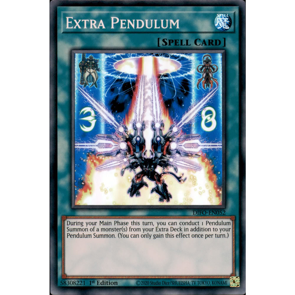 Extra Pendulum DIFO-EN052 Yu-Gi-Oh! Card from the Dimension Force Set