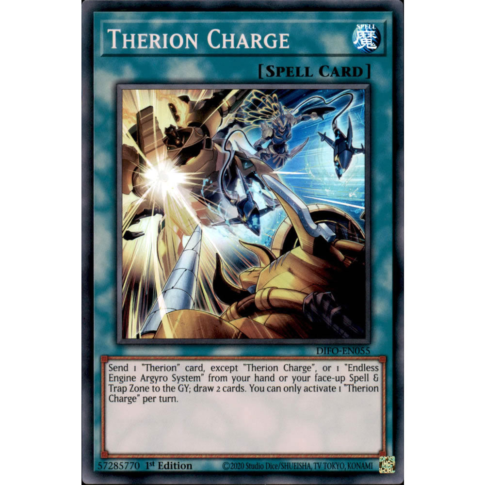 Therion Charge DIFO-EN055 Yu-Gi-Oh! Card from the Dimension Force Set
