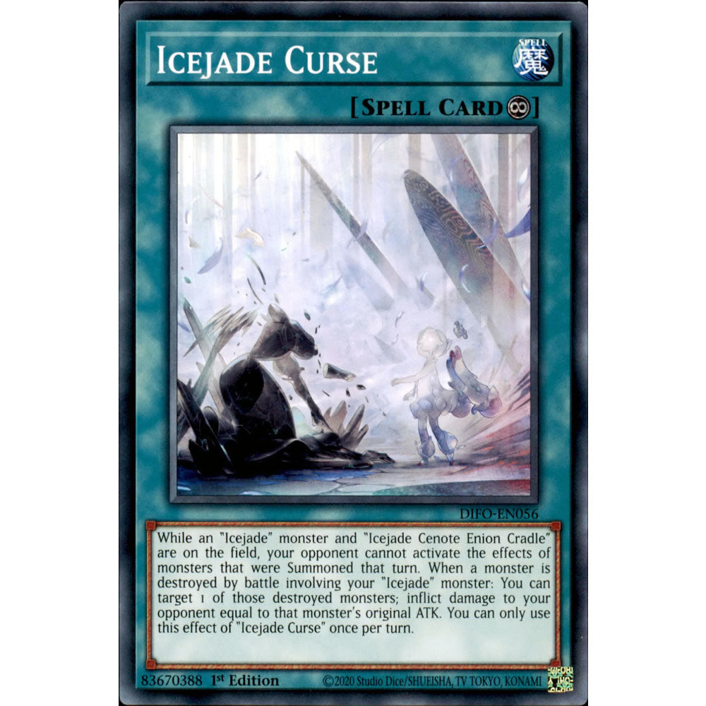 Icejade Curse DIFO-EN056 Yu-Gi-Oh! Card from the Dimension Force Set