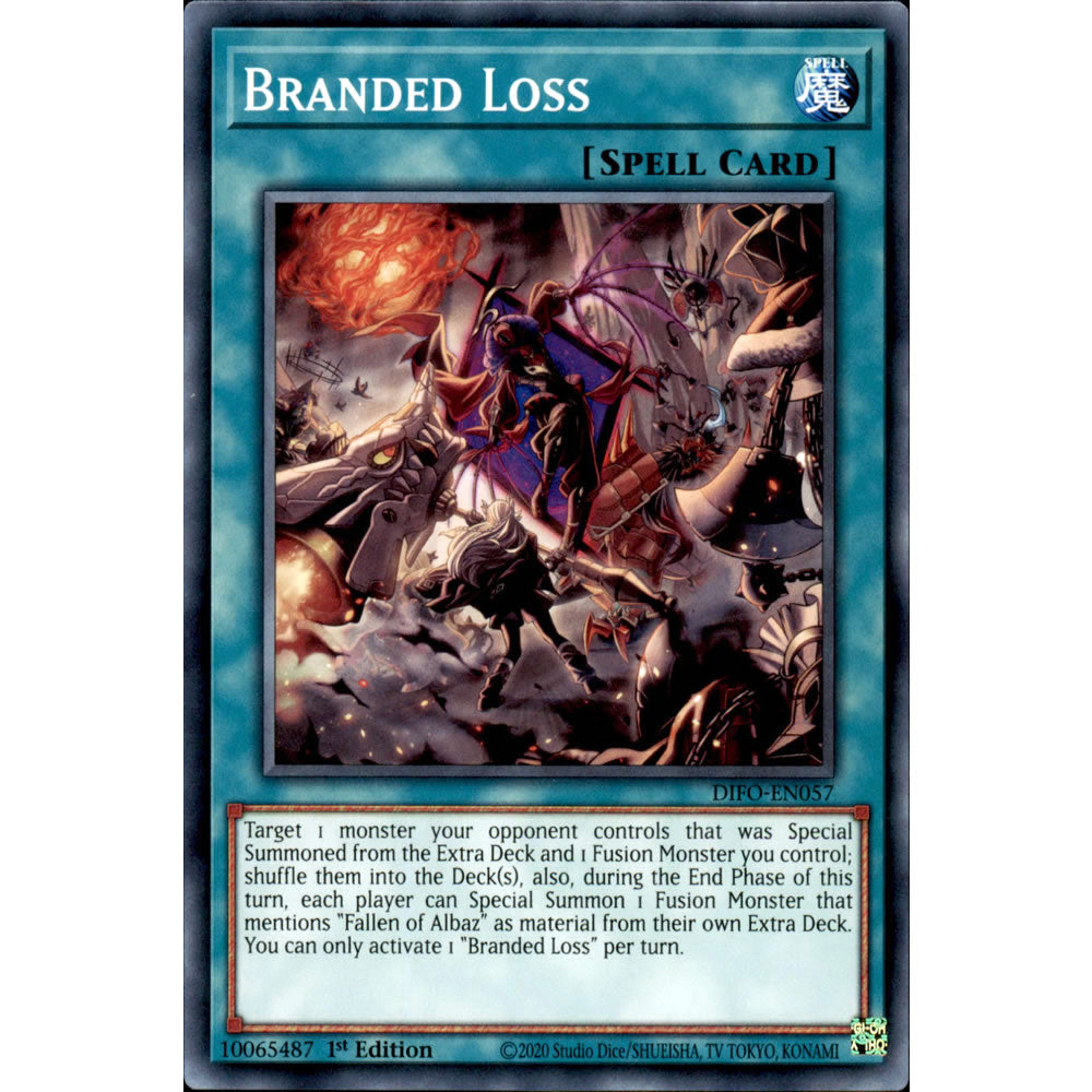 Branded Loss DIFO-EN057 Yu-Gi-Oh! Card from the Dimension Force Set