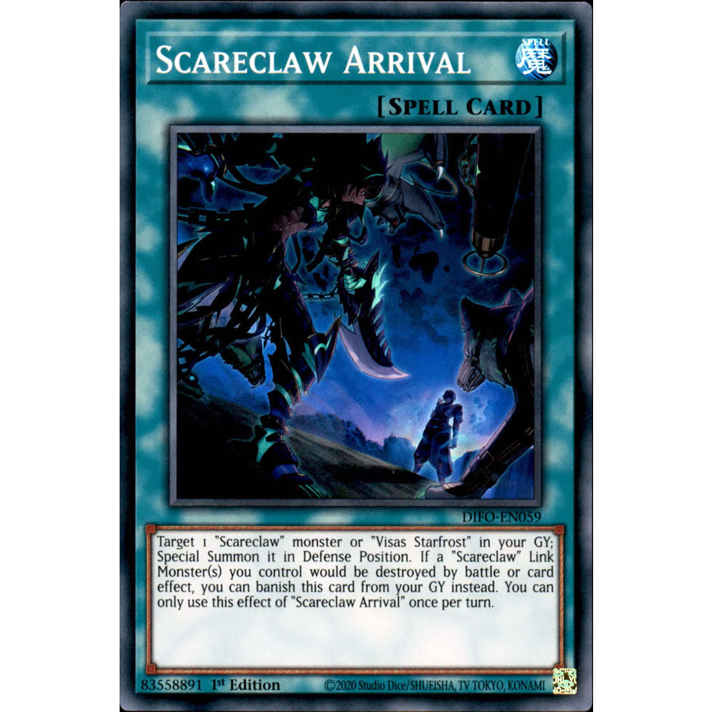 Scareclaw Arrival DIFO-EN059 Yu-Gi-Oh! Card from the Dimension Force Set