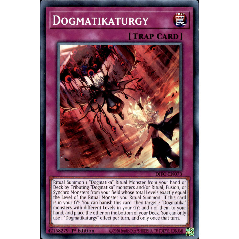 Dogmatikaturgy DIFO-EN073 Yu-Gi-Oh! Card from the Dimension Force Set