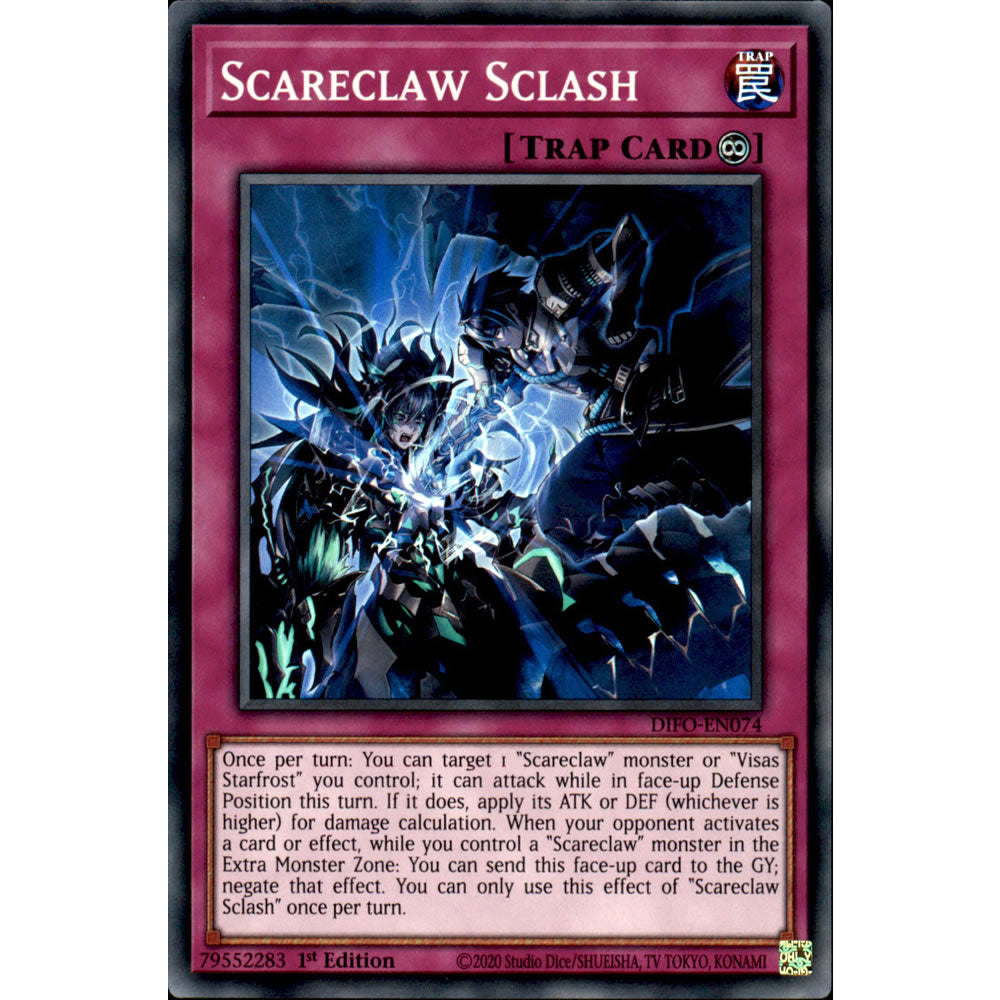 Scareclaw Sclash DIFO-EN074 Yu-Gi-Oh! Card from the Dimension Force Set