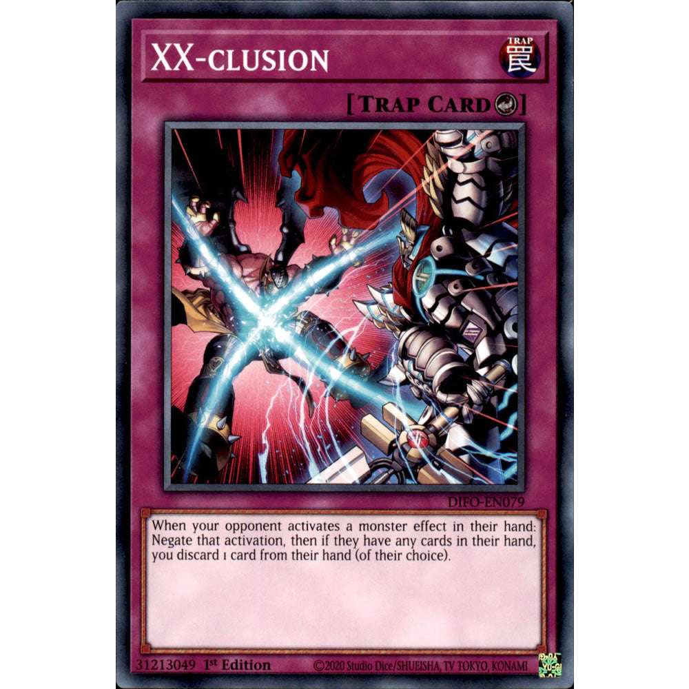 XX-clusion DIFO-EN079 Yu-Gi-Oh! Card from the Dimension Force Set
