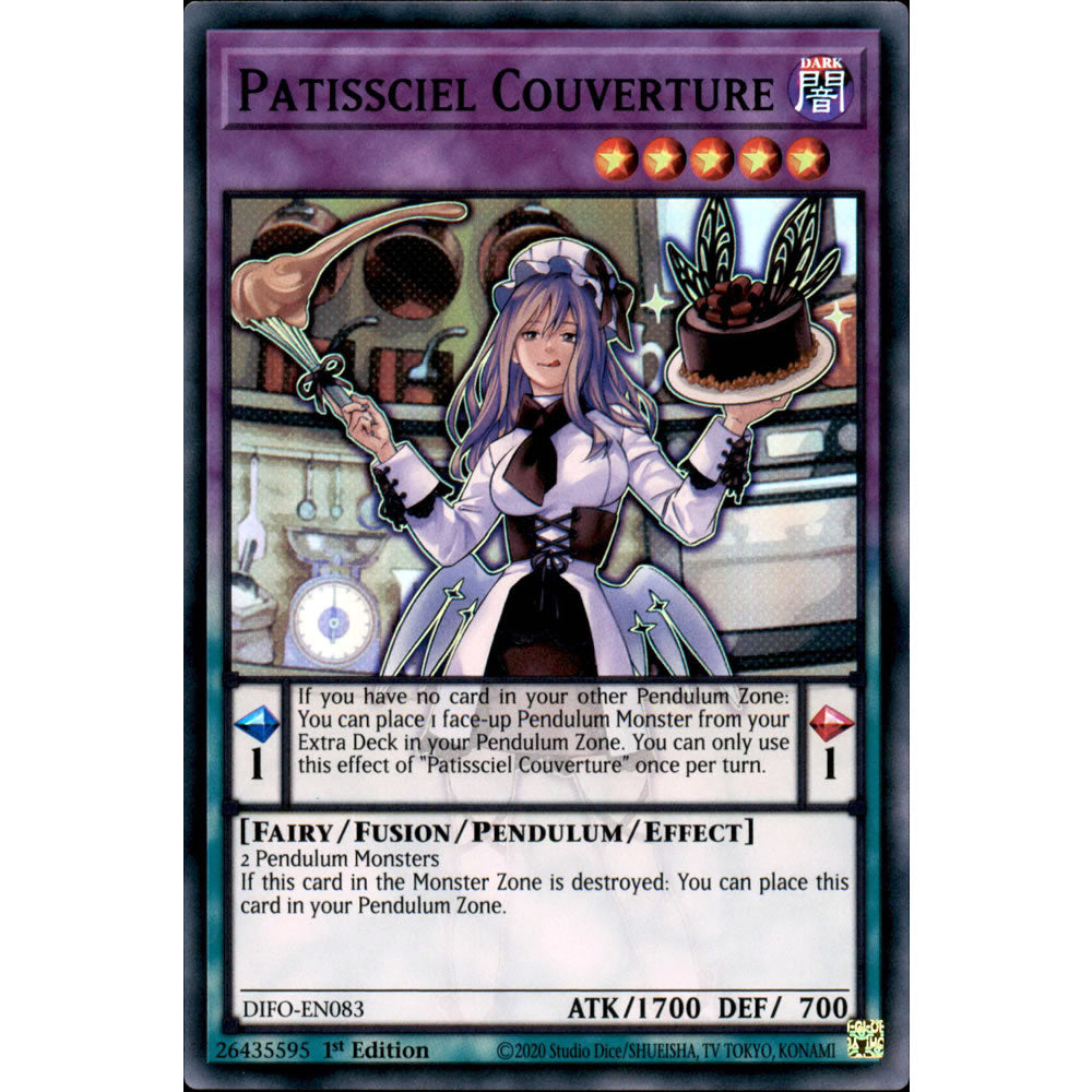 Patissciel Couverture DIFO-EN083 Yu-Gi-Oh! Card from the Dimension Force Set