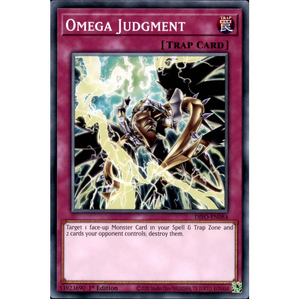 Omega Judgment DIFO-EN084 Yu-Gi-Oh! Card from the Dimension Force Set