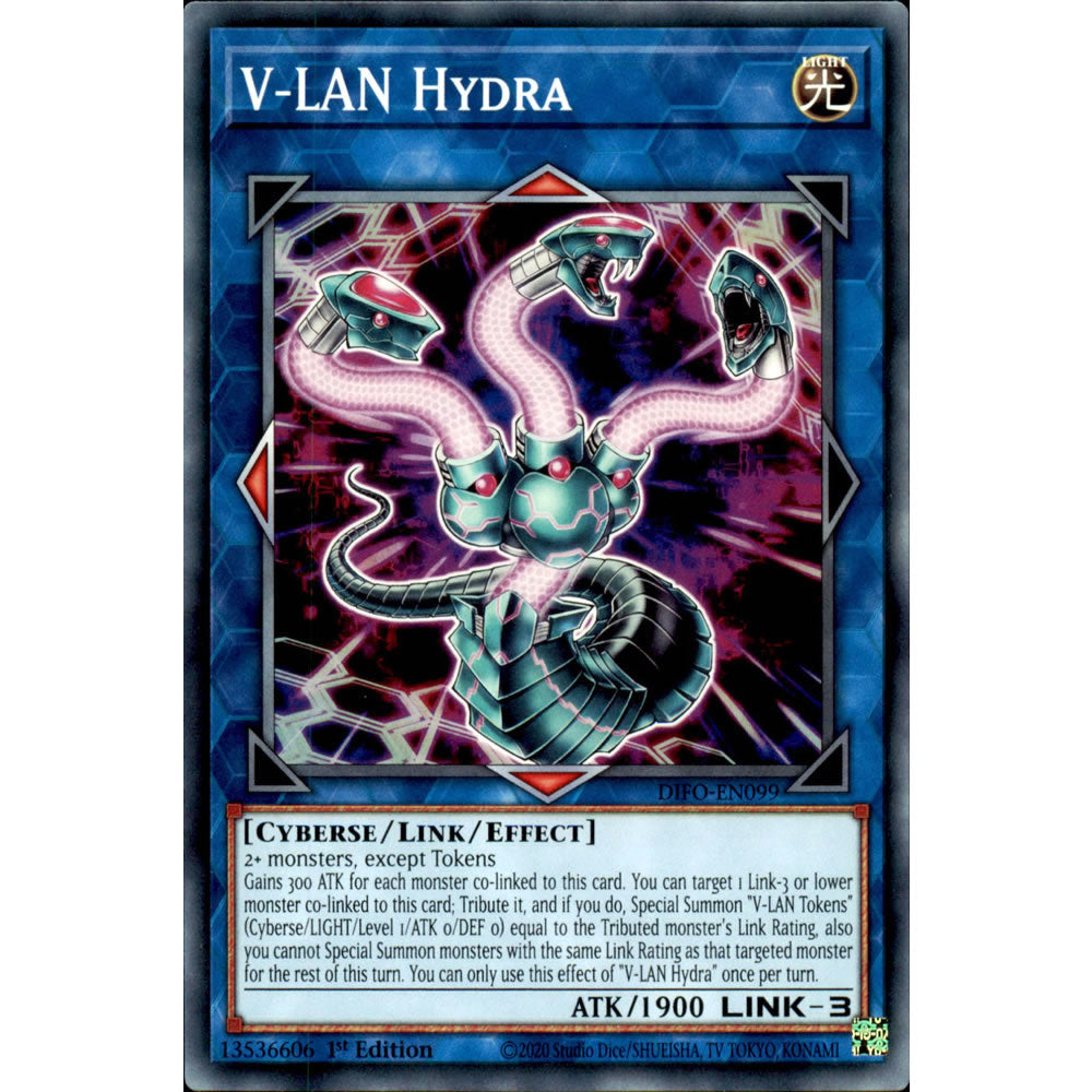 V-LAN Hydra DIFO-EN099 Yu-Gi-Oh! Card from the Dimension Force Set