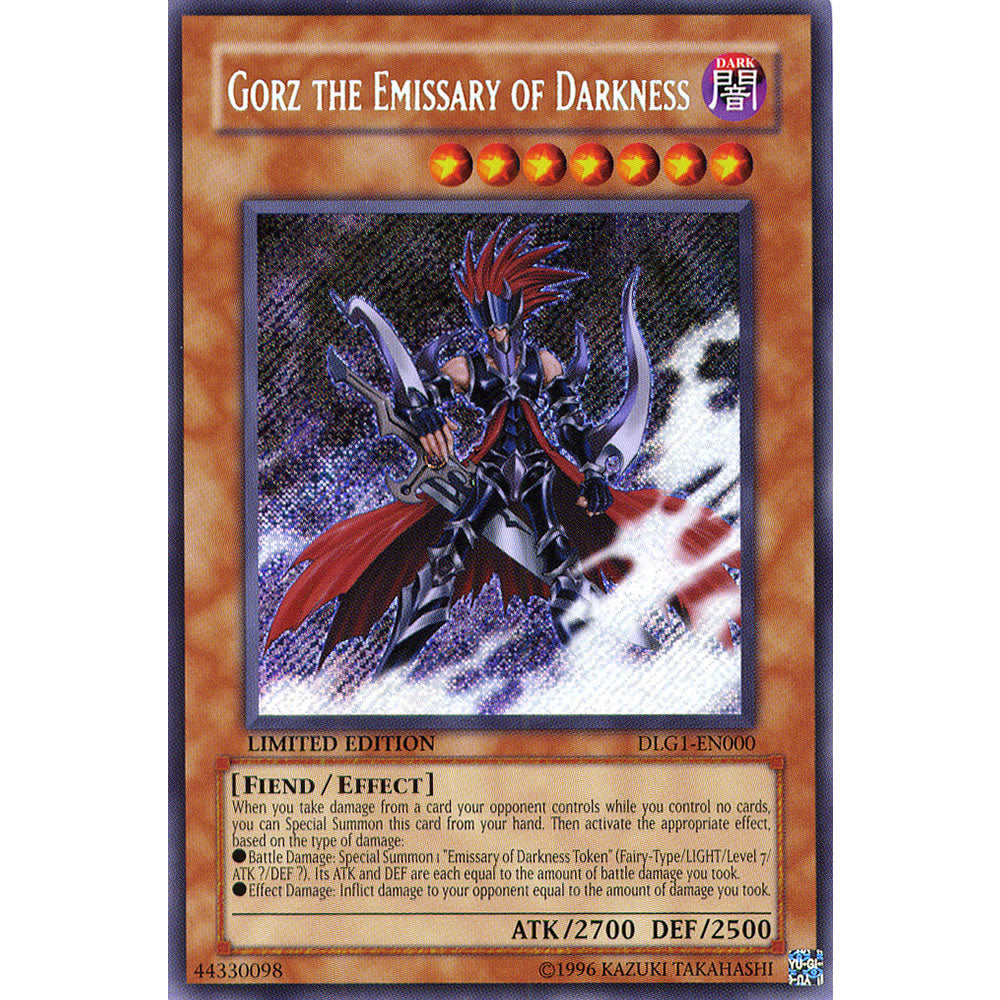 Gorz The Emissary Of Darkness DLG1-EN000 Yu-Gi-Oh! Card from the Dark Legends Set