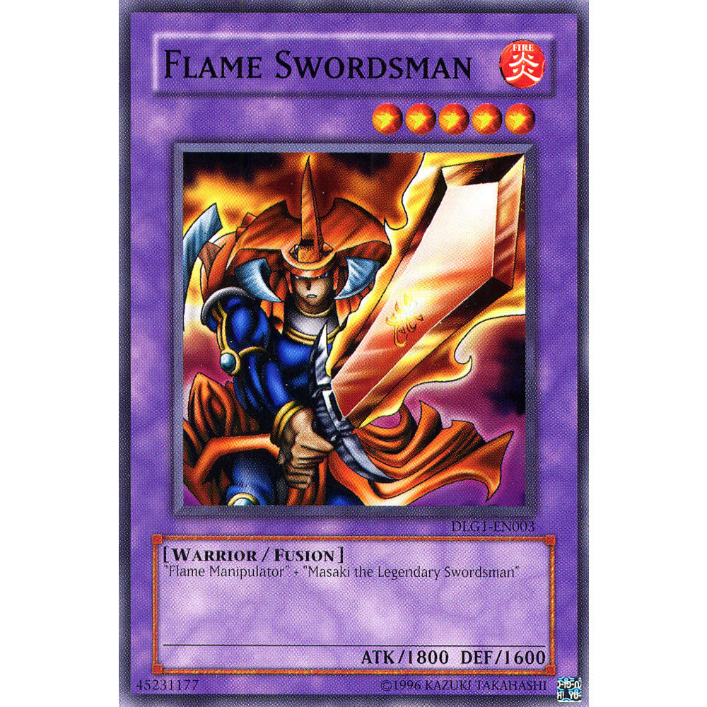 Flame Swordsman DLG1-EN003 Yu-Gi-Oh! Card from the Dark Legends Set