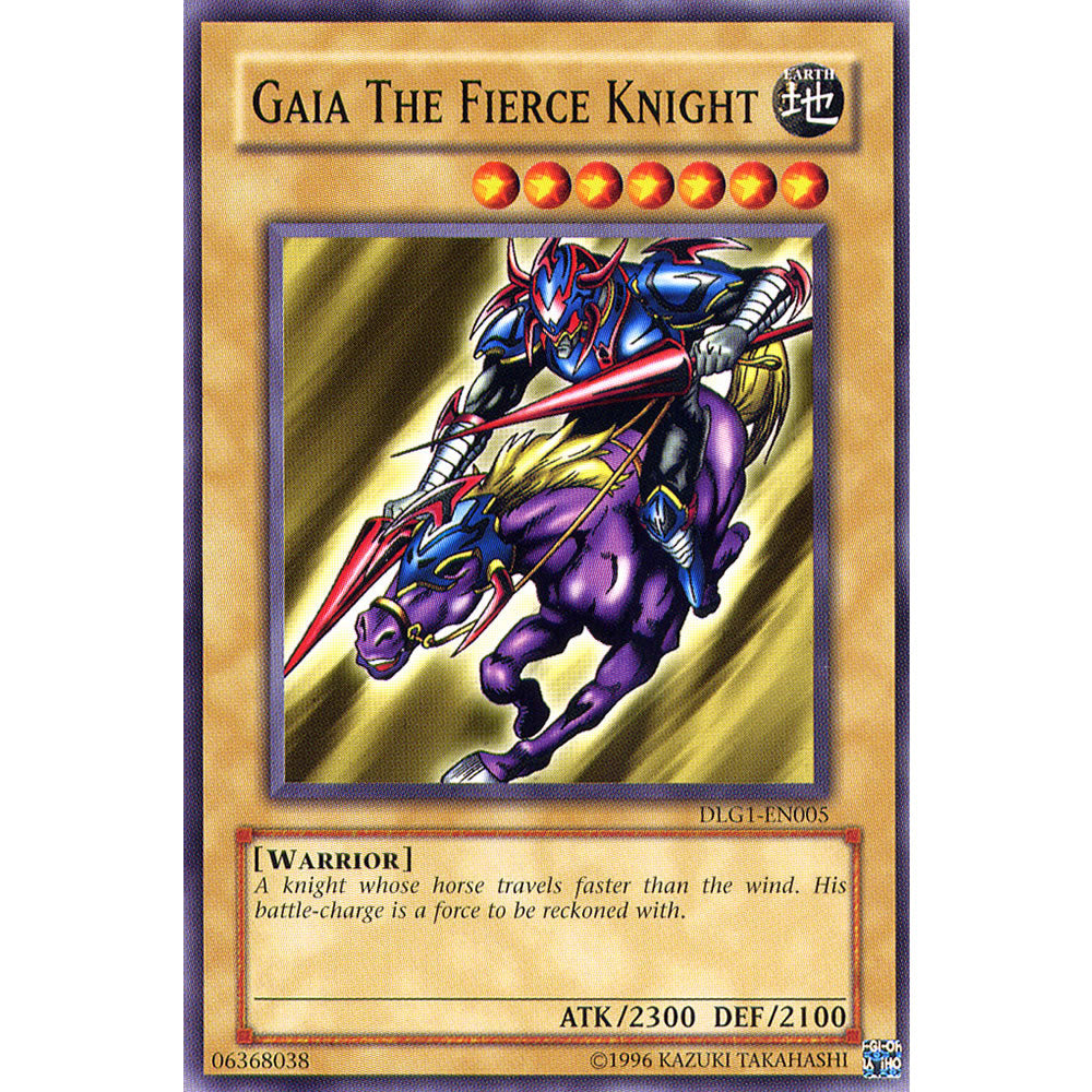 Gaia the Fierce Knight DLG1-EN005 Yu-Gi-Oh! Card from the Dark Legends Set
