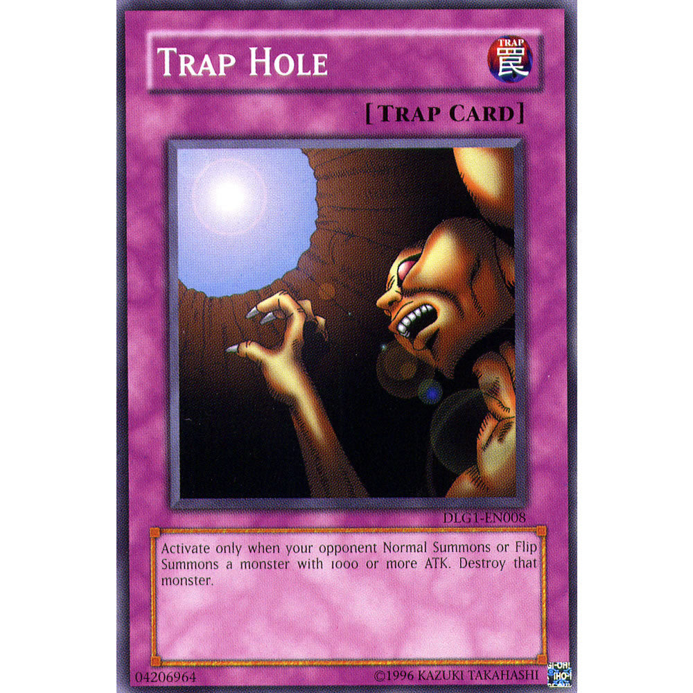 Trap Hole DLG1-EN008 Yu-Gi-Oh! Card from the Dark Legends Set