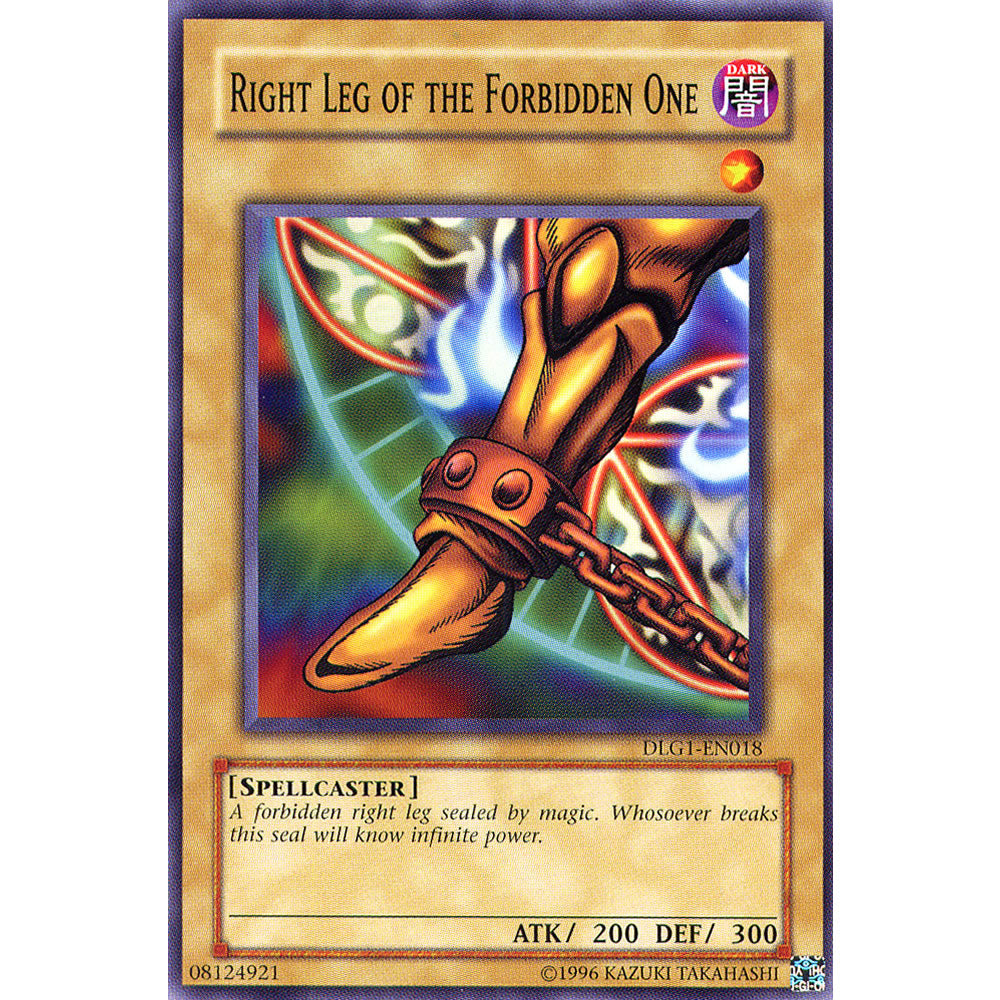 Right Leg of the Forbidden One DLG1-EN018 Yu-Gi-Oh! Card from the Dark Legends Set