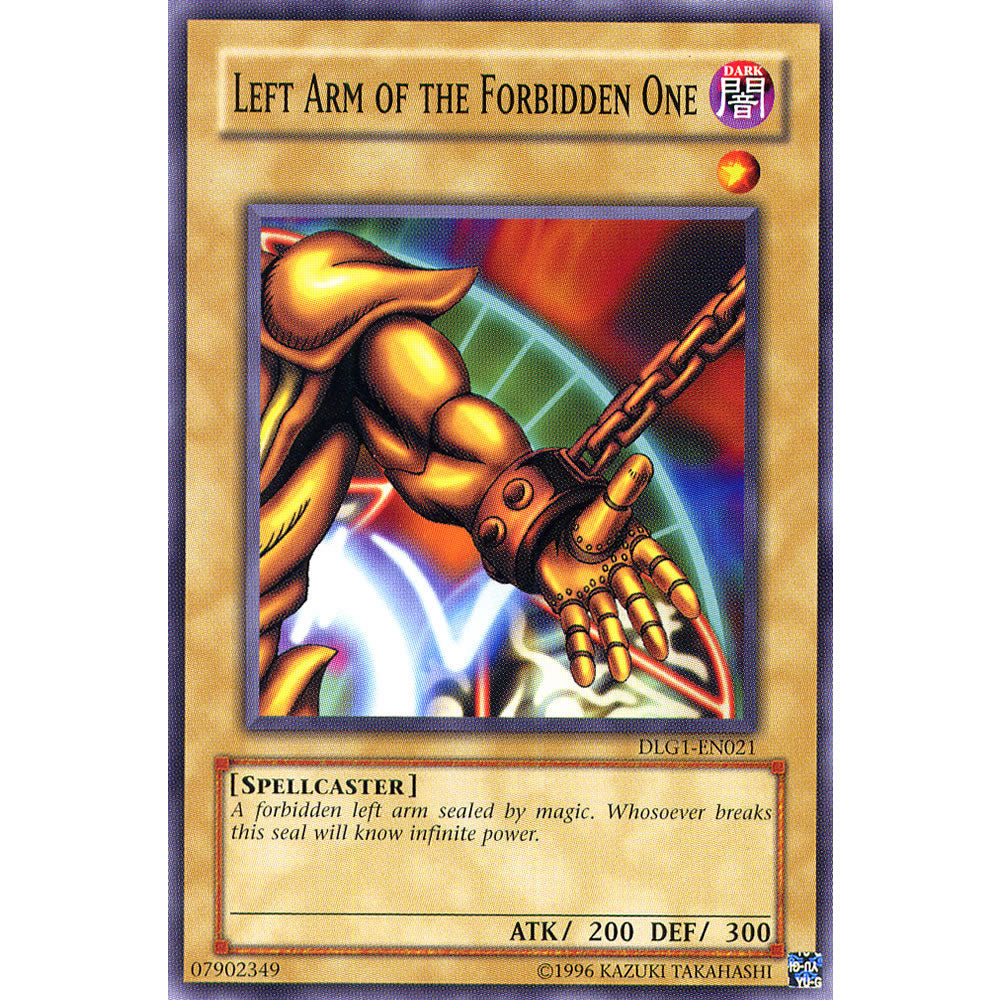 Left Arm of the Forbidden One DLG1-EN021 Yu-Gi-Oh! Card from the Dark Legends Set