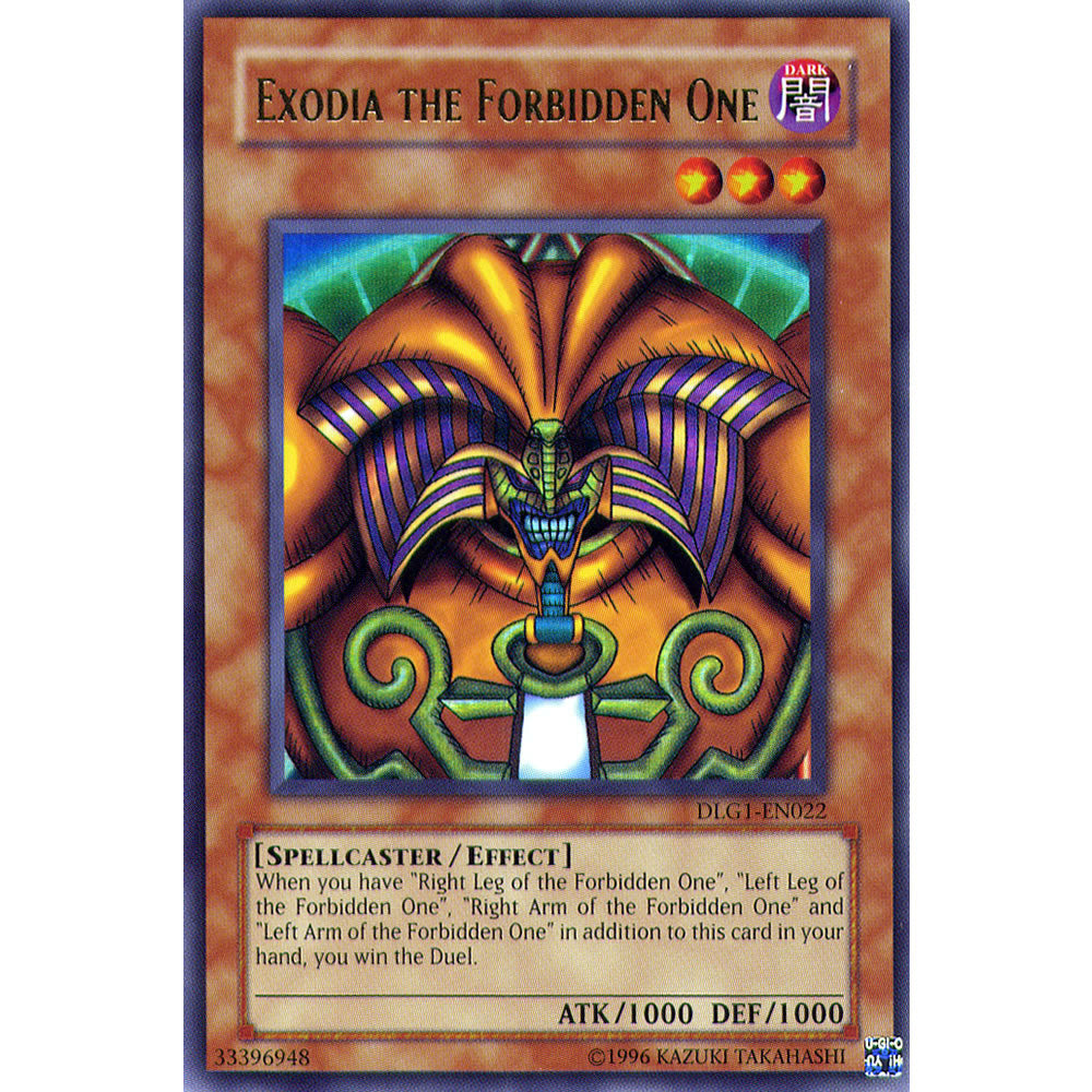 Exodia the Forbidden One DLG1-EN022 Yu-Gi-Oh! Card from the Dark Legends Set
