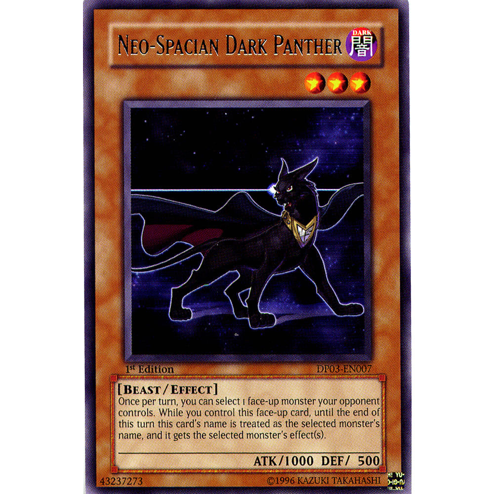 Neo  - Spacian Dark Panther DP03-EN007 Yu-Gi-Oh! Card from the Duelist Pack: Jaden Yuki 2 Set