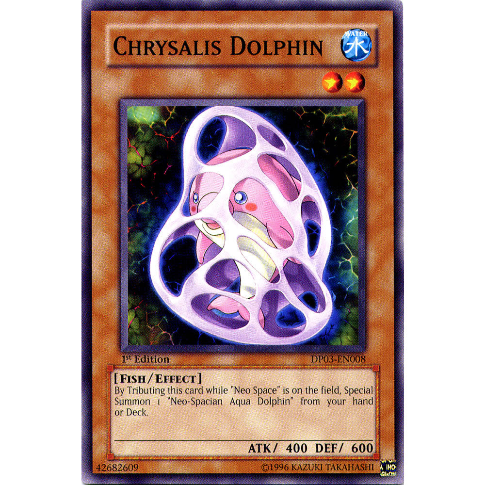 Chrysalis Dolphin DP03-EN008 Yu-Gi-Oh! Card from the Duelist Pack: Jaden Yuki 2 Set